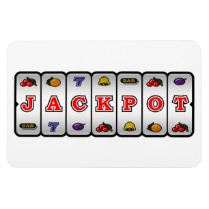 Jackpot Slot Machine Magnet (leicht)