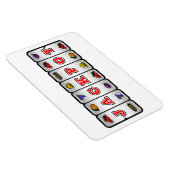 Jackpot Slot Machine Magnet (leicht) (Rechte Seite)