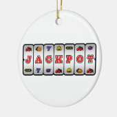 Jackpot-Spielautomat-Verzierung (Licht) Keramik Ornament (Links)