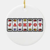 Jackpot-Spielautomat-Verzierung (Licht) Keramik Ornament (Hinten)