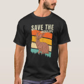 Jackrabbit Desert Mountain Cactus Believe Save The T-Shirt (Vorderseite)