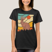 Jackrabbit Desert Sunset Mountain Cactus Sunshine  T-Shirt (Vorderseite)
