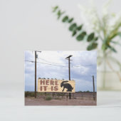 Jackrabbit Trading Post Route 66 Postkarte (Stehend Vorderseite)