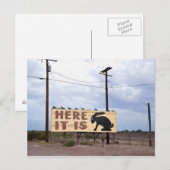 Jackrabbit Trading Post Route 66 Postkarte (Vorne/Hinten)