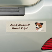 jackrussell2_bumpersticker autoaufkleber (Auf Auto)