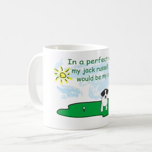 JackRussellBlk Kaffeetasse (Vorderseite Links)