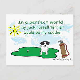 JackRussellBlk Postkarte
