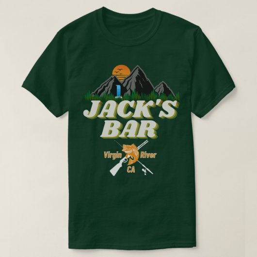 Jacks Bar Virgin River T-Shirt (Design vorne)
