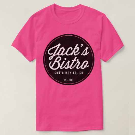 Jacks Bistro Est 1982 T-Shirt (Design vorne)
