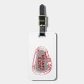 Jacks Canyon Klettersteig Carabiner Gepäckanhänger (Vorderseite vertikal)