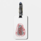 Jacks Canyon Klettersteig Carabiner Gepäckanhänger (Rückseite vertikal)