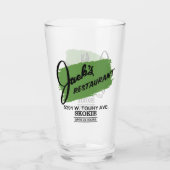 Jacks Restaurant, Skokie, Illinois Glas (Rückseite)