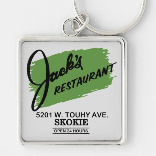 Jacks Restaurant, Skokie, Illinois Schlüsselanhänger (Vorne)