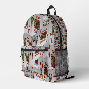 "Jack's Wild: Eine Karte der Pokerkarten" Bedruckter Rucksack
