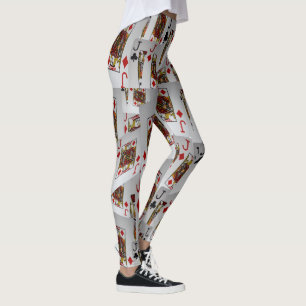 "Jack's Wild: Eine Karte der Pokerkarten" Leggings