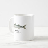 Jacksmelt - Meerestiere in Kalifornien Kaffeetasse (Vorderseite Links)