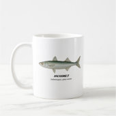 Jacksmelt - Meerestiere in Kalifornien Kaffeetasse (Links)