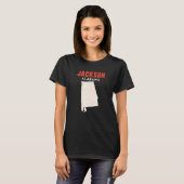 Jackson Alabama USA Staat America Travel T-Shirt (Vorne ganz)
