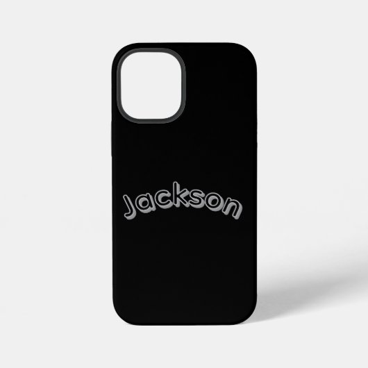 Jackson Boys Name, iPhone Hülle (Rückseite)