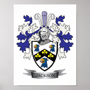 Jackson Coat of Arms Poster
