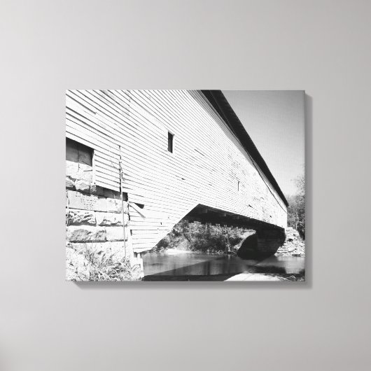 Jackson Covered Bridge Leinwanddruck (Vorderseite)