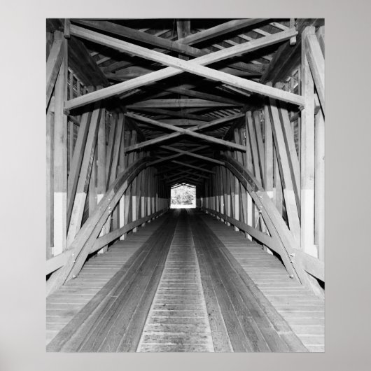 Jackson Covered Bridge Poster (Vorne)