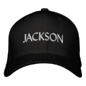 JACKSON EMBROIDERED BASEBALL CAP BESTICKTE BASEBALLKAPPE (Vorderseite)