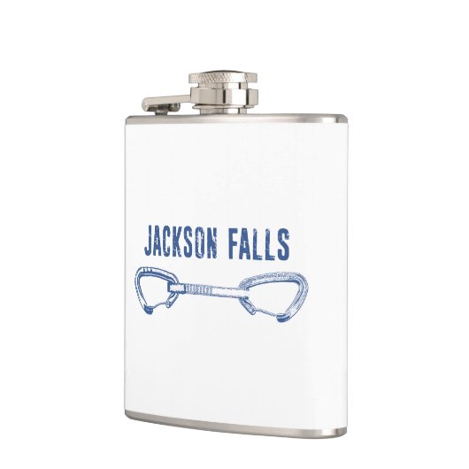 Jackson Falls Illinois Rock Climbing Quickziehung Flachmann (Links)