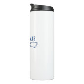 Jackson Falls Illinois Rock Climbing Quickziehung Thermosbecher (Nach rechts gedreht)