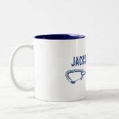 Jackson Falls Illinois Rock Climbing Quickziehung Zweifarbige Tasse (Links)