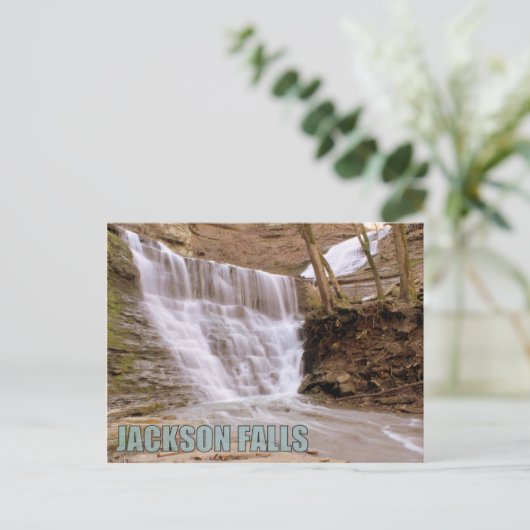 Jackson Falls, Natchez Trace Parkway, Postcard Postkarte (Stehend Vorderseite)