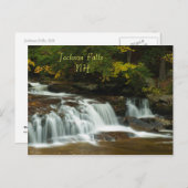 Jackson Falls, NH Postcard Postkarte (Vorne/Hinten)