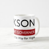 Jackson für lt Governor Mug Kaffeetasse (VorderseiteRechts)