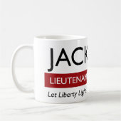 Jackson für lt Governor Mug Kaffeetasse (Links)