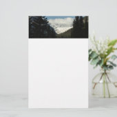 Jackson Glacier Blick auf Glacier National Park Briefpapier (Stehend Vorderseite)