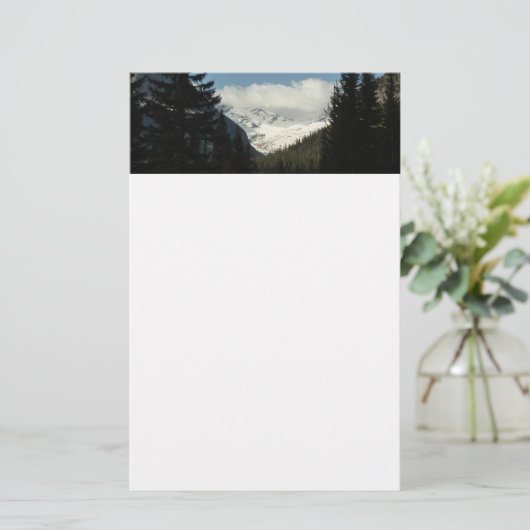 Jackson Glacier Blick auf Glacier National Park Briefpapier (Stehend Vorderseite)