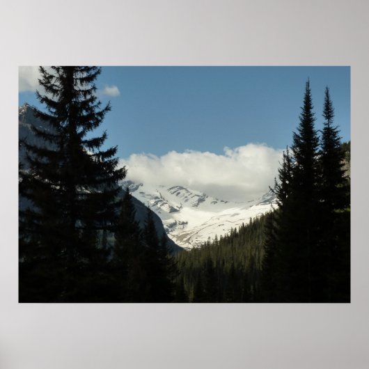 Jackson Glacier Blick auf Glacier National Park Poster (Vorne)