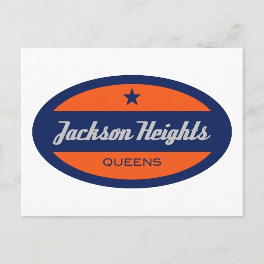 Jackson Heights Postkarte (Vorderseite)