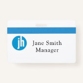 Jackson Hewitt Blue Monogram Ausweis (Vorderseite)