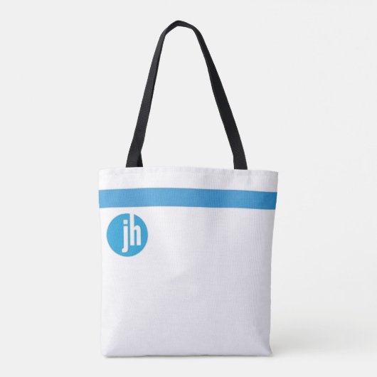 Jackson Hewitt Blue Monogram Tasche (Rückseite)