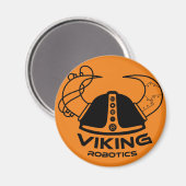 Jackson High School Viking Robotics Magnet (Vorderseite/Rückseite)