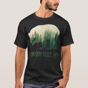 Jackson Hole Bear Staat von Wyoming Pacific New Wi T-Shirt