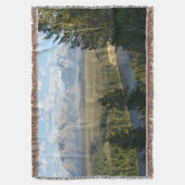 Jackson Hole Berge und Fluss Decke (Vorderseite Vertikal)