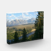 Jackson-Hole-Berge und -Fluss Fotoblock (Links)