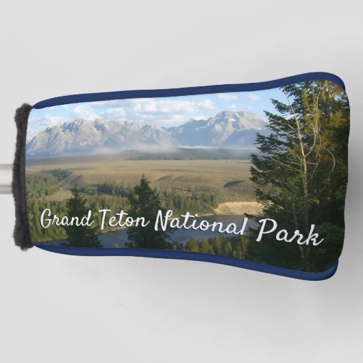 Jackson Hole Berge und Fluss Golf Headcover (Vorderseite)