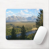 Jackson Hole Berge und Fluss Mousepad (Mit Mouse)
