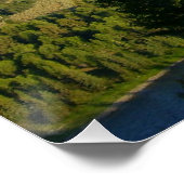 Jackson Hole Berge und Fluss Poster (Ecke)