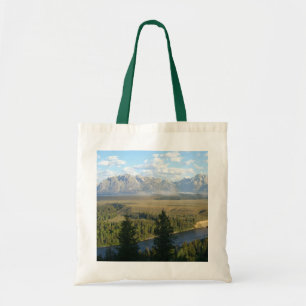 Jackson Hole Berge und Fluss Tragetasche