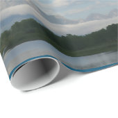 Jackson Hole Fluss Geschenkpapier (Rolleneckpunkt)