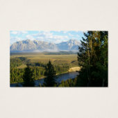Jackson-Hole-Gebirge und Fluss (Rückseite)